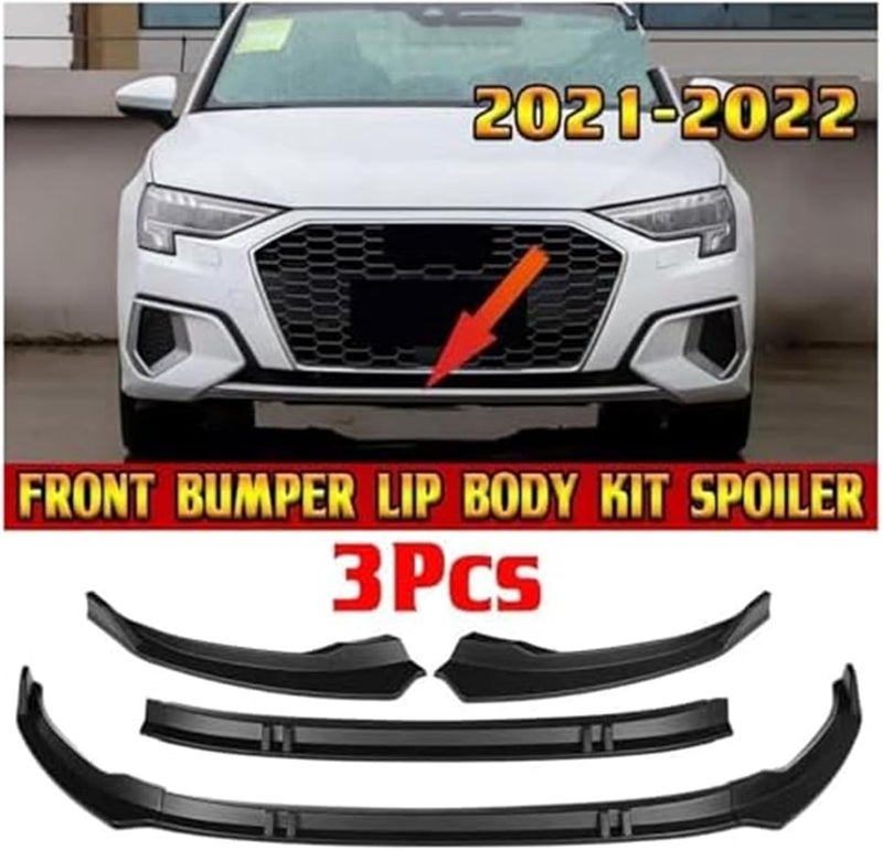 Wivplex Front Bumper Lip Splitter for A3 2021-2022 - Image 3