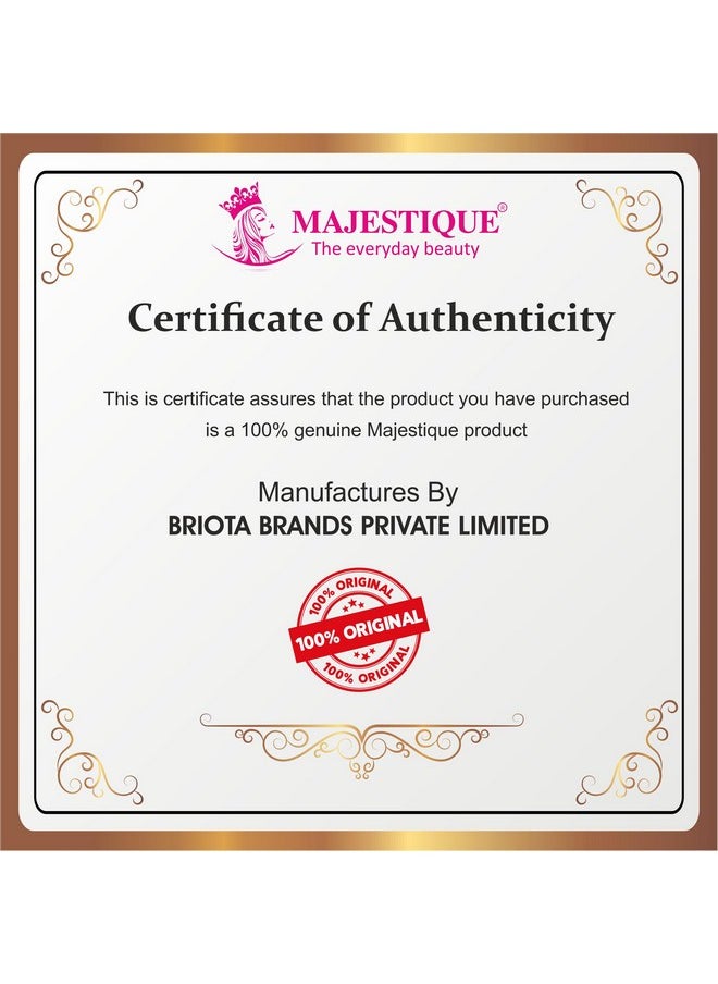MAJESTIQUE MAJESTIQUE Foundation, Eyeshadow, And Lips | Professional Makeup Brush Set | Soft, Silky, Synthetic Brushe For Face, Cheek And Eye Makeups | Luminous Hd Brushes - 3Pcs  - Image 4