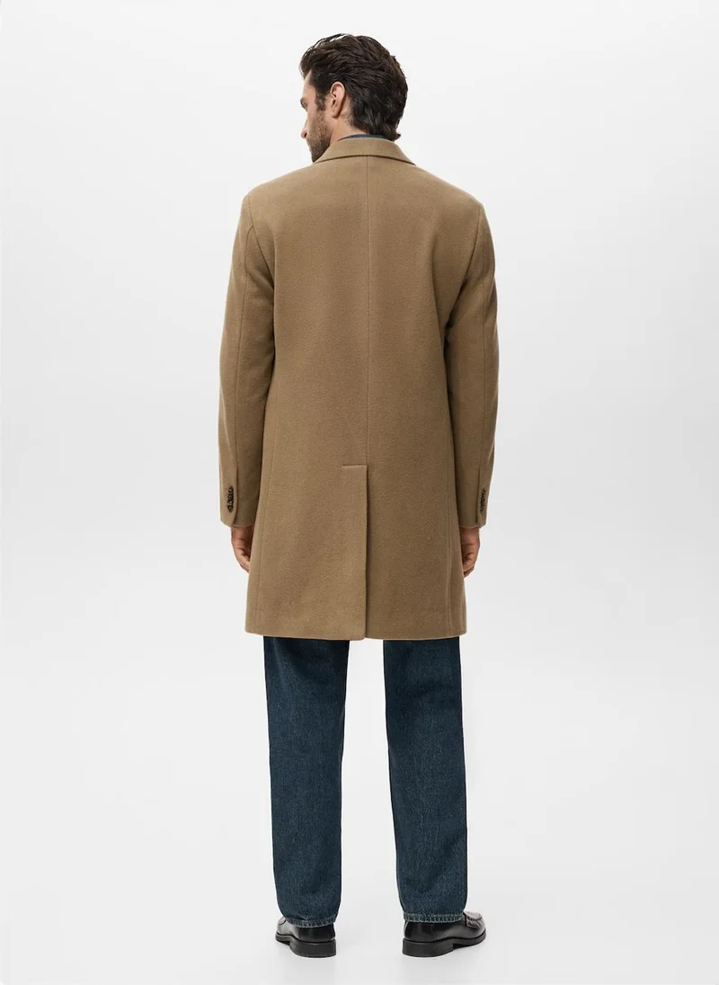 Mango Man Wool overcoat