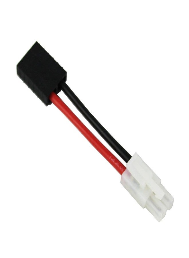 OliYin 3pcs Compatible with TRX Female to Plug for Tamiya Male Connector Adapter Cable 14awg 5cm 1.96in for NiCd NiMH Dynamite(Pack of 3) - Image 3