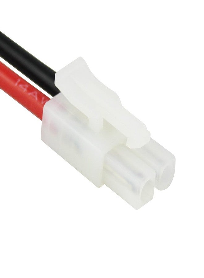 OliYin 3pcs Compatible with TRX Female to Plug for Tamiya Male Connector Adapter Cable 14awg 5cm 1.96in for NiCd NiMH Dynamite(Pack of 3) - Image 4