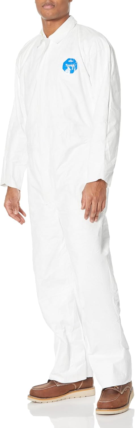 Trimaco 14122 Large No Elastic Tyvek Coveralls - Image 1