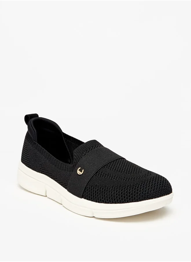 لو كونفورت Womens Textured Slip-On Shoes