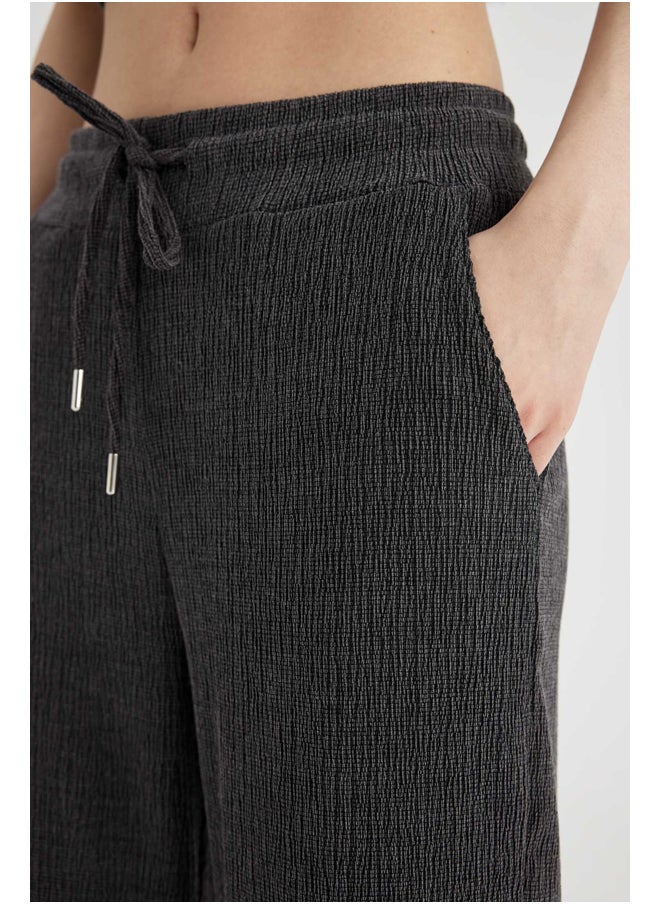 DeFacto - Woman Wide Leg Knitted Trousers - Image 1