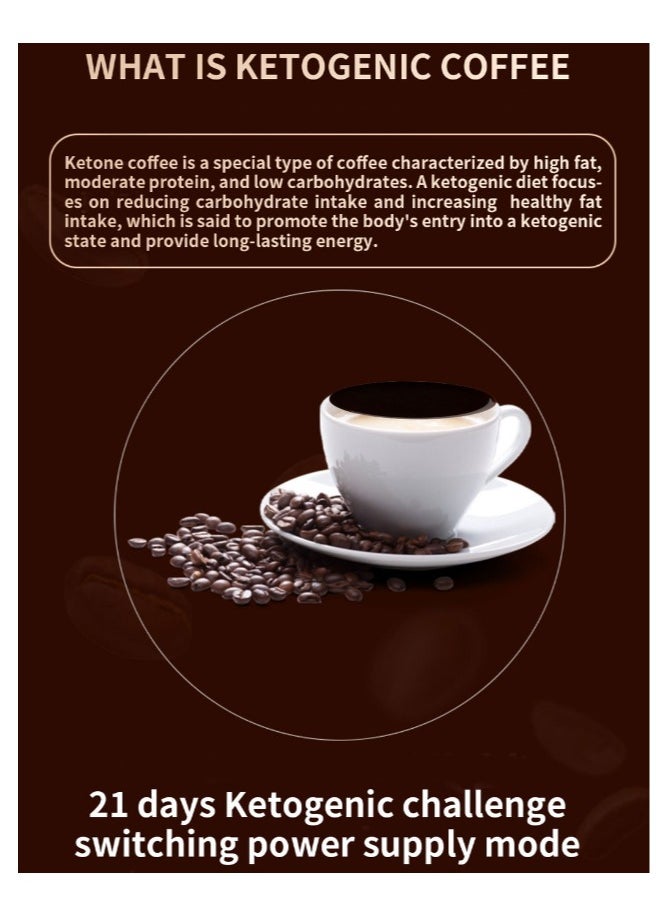 BURTON 2-PACK Ketogenic High Performance Keto Coffee, Supports Energy & Metabolism, Ketogenic Diet 10g*10*2  - Image 5