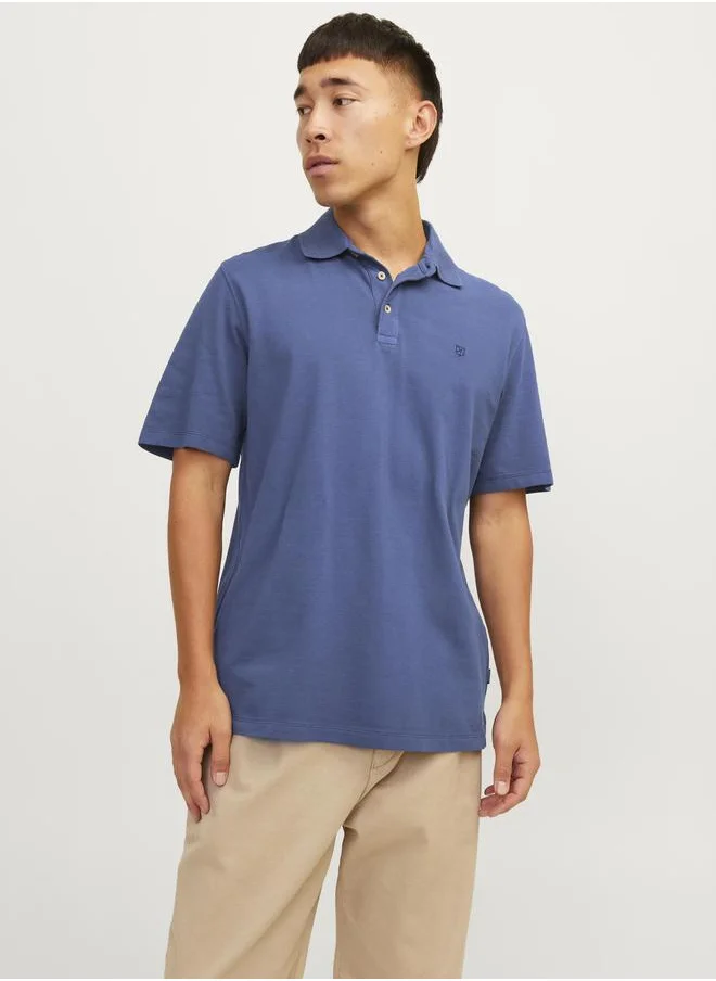 جاك اند جونز Regular Fit Pique Polo
