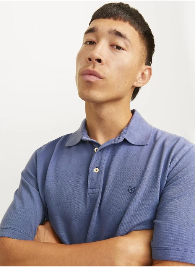 جاك اند جونز Regular Fit Pique Polo