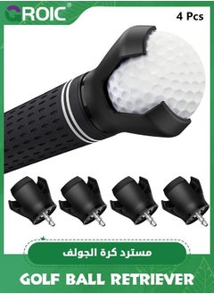 4 PCS Golf Ball Retriever, Premium Durable Grabber and Picker for All Kinds of Putter Handles, Retrievers Pick Up Tool Quick Installation - pzsku/Z1D47E77E28AA64E3DB84Z/45/_/1740640676/2f88bf07-b63c-47fb-aee1-f7468ca98954