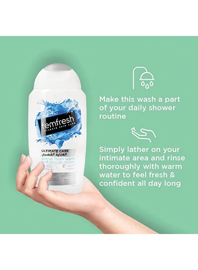 femfresh Ultimate Care Active Fresh Intimate Wash 250 ML - Image 1
