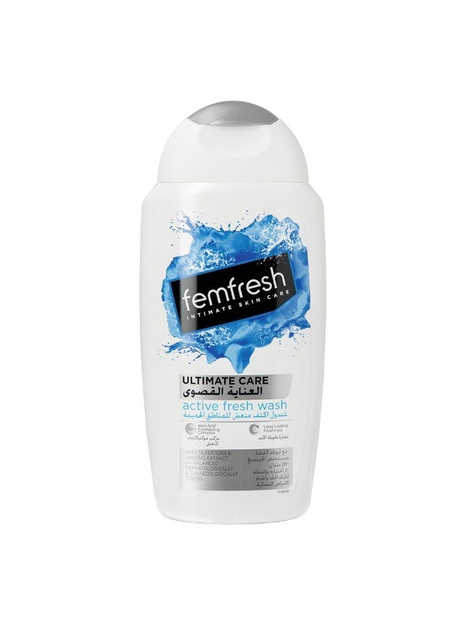 femfresh Ultimate Care Active Fresh Intimate Wash 250 ML - Image 2
