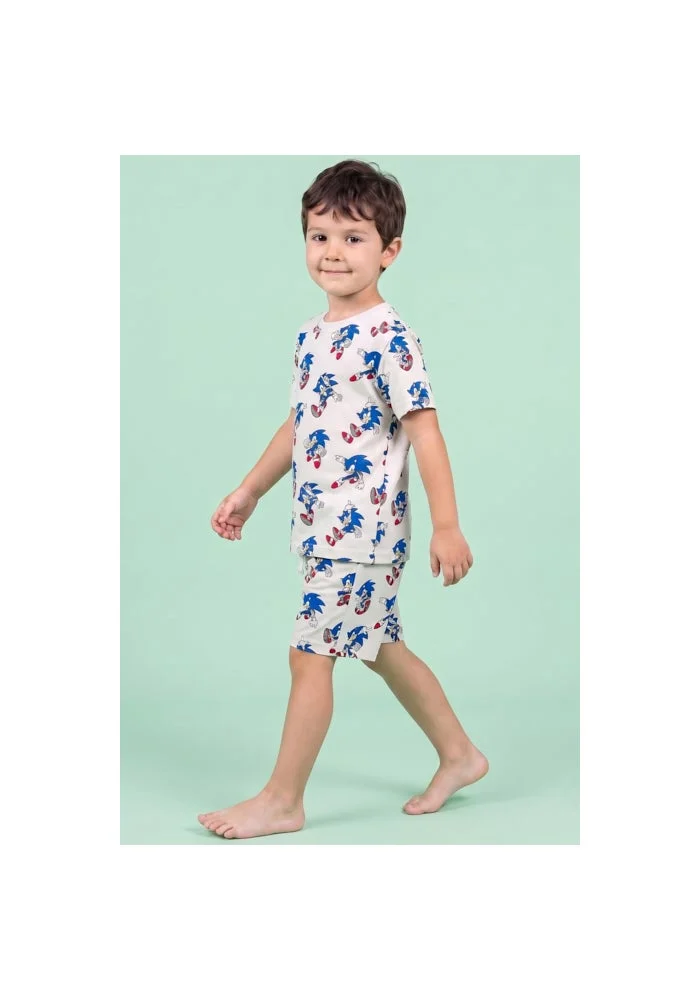 أر أند بي Sonic Print Shorts Pyjama Set