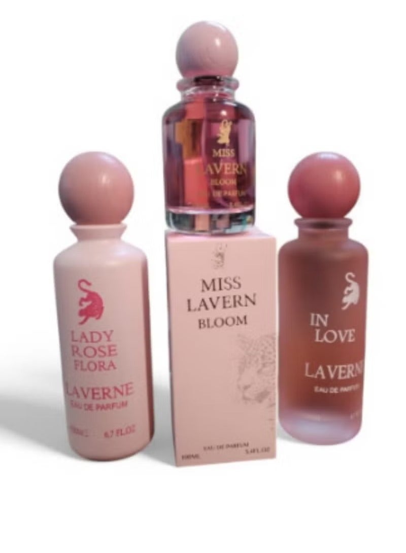 Laverne LAVERNE IN LOVE AND LADY ROSE FLORA AND MISS LAVERN 200+200+100ML 