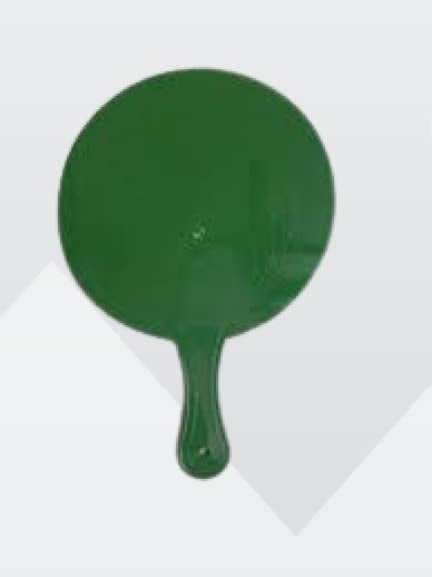 advancedestore light weight hand held summer cooling fan Attractive Colors Home Decoration Summer Hand Held Plastic HandFan multicolor pack of 2 - Image 2