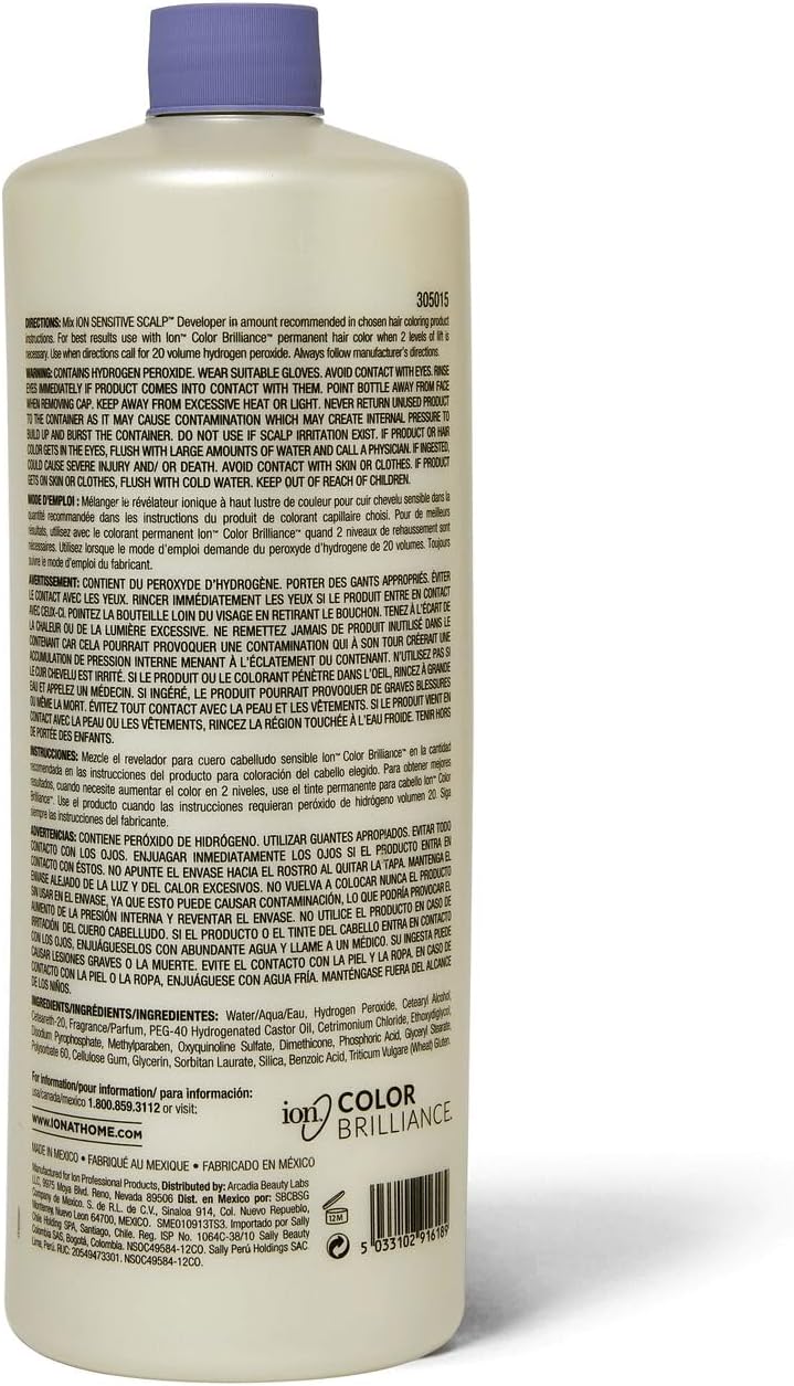 ION Sensitive Scalp 20 Volume Creme Developer - 946 ml - Image 2