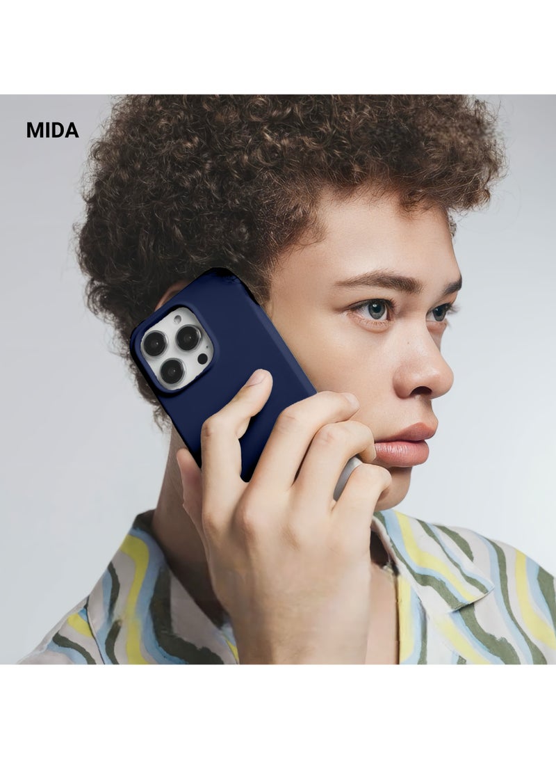 Mida iPhone 14 Pro Silicone Case Cover, full body protection case with a soft silky feel, shockproof cover with microfiber lining  - Image 5