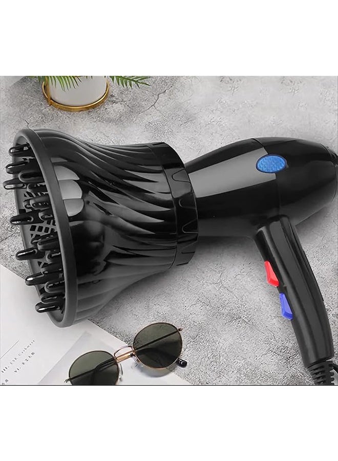 Universal Hair Diffuser for Curly & Wavy Hair, Quick Blow Dry Diffuser Attachment for Curly and Naturally Wavy Hair, Adjustable 1.4-3 Inch - Image 5