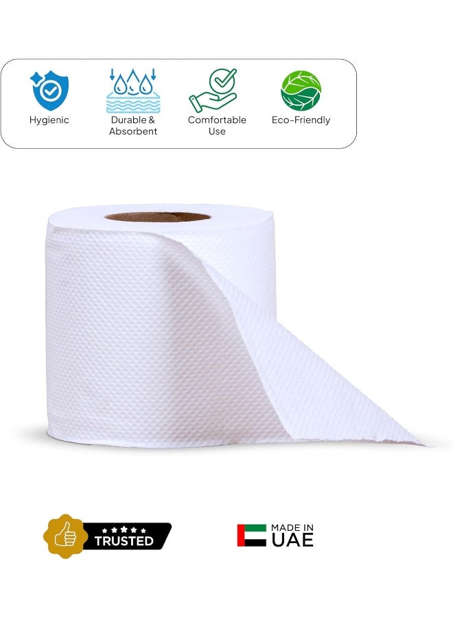Hotpack Soft N Cool Toilet Roll 2 Ply 400 Sheets 8+2 Free Rolls Offer Pack - Image 3