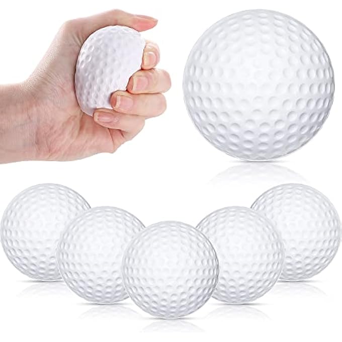 Zubebe Golf Ball Golf Party Favors Mini Soft Foam Stress Balls for Adults Bulk Sports Stress Relief Balls for Teens Prizes Decoration Present Toys - Image 1