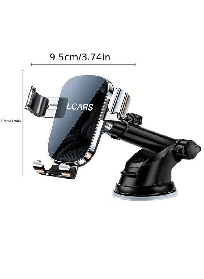 Black Universal Car Phone Holder Dashboard Suction Cup Mount For Mobile Navigation - Image 3