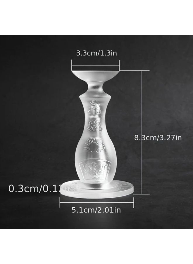 3pcs Silicone Door Stoppers In White Black Transparent Prevent Collisions Quiet Operation - Image 2