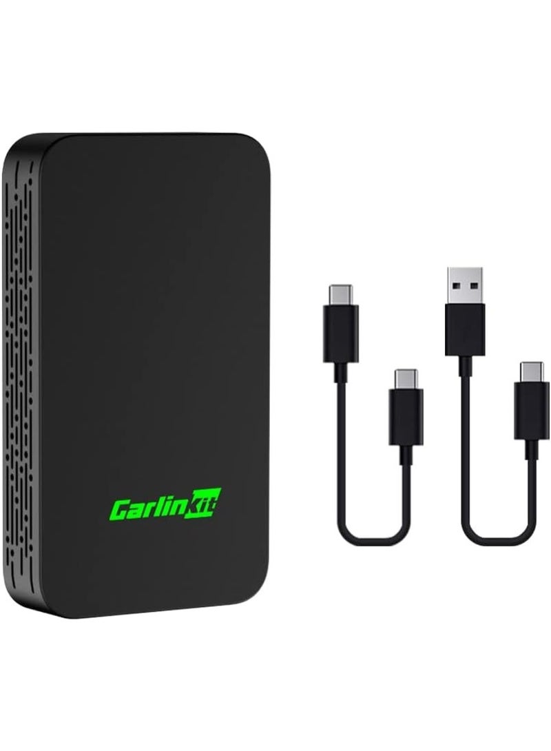 كار لينكيت CarlinKit 5.0 محول CarPlay لاسلكي صغير - يحوّل CarPlay السلكي إلى لاسلكي - يدعم Android Auto - WiFi 5G وBluetooth - اتصال تلقائي وتحديث FOTA - Image 2