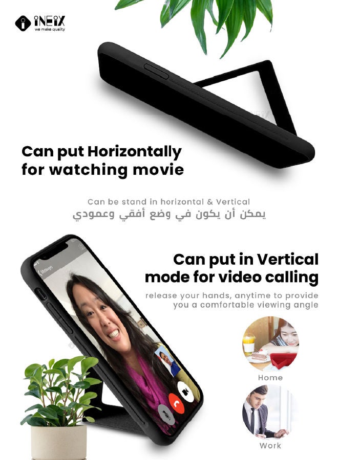 INEIX 3-in-1 Magnetic Wrist Strap Hand Grip with Stand Case Cover For Apple iPhone 13 - Image 5