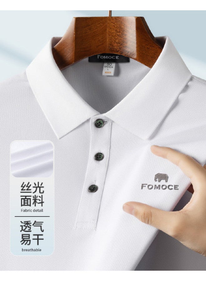 Fomoce men's Business Casual Short-sleeve Polo Shirt - Image 1