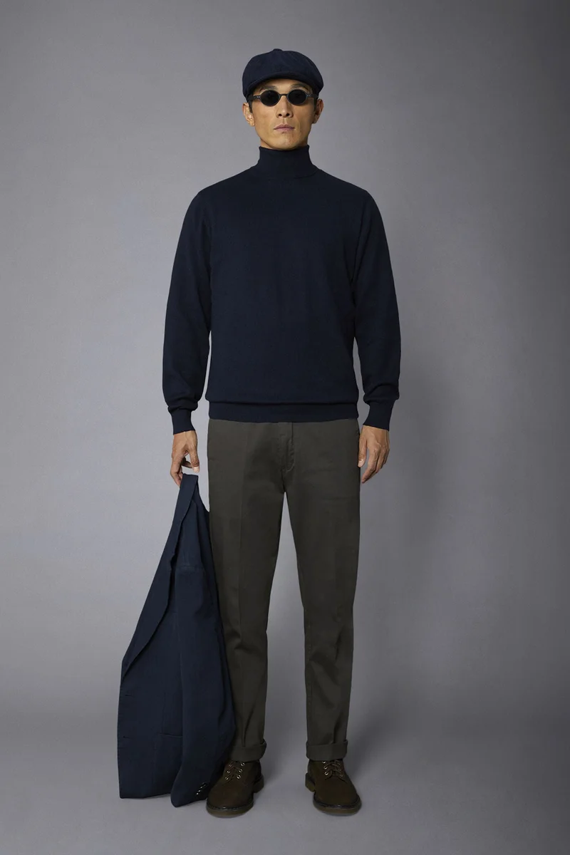 Men's classic chino pants regular fit - Brown