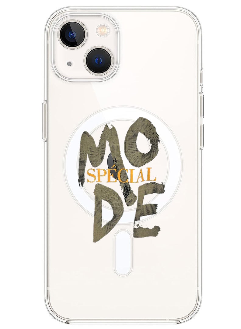 Theodor Magnetic Case for iPhone 14 Plus 6.7-inch Compatible with MagSafe Wireless Charging, Shockproof Phone Bumper Cover Mode special copy  - Image 1