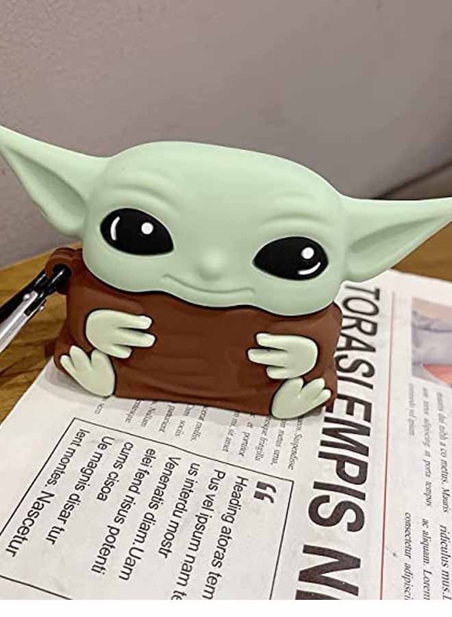 Upgrade Cover for Airpods Pro 2 2022 Launch Case, Triple Layer Protective Liquid Silicone Case for AirPods Pro 2nd Gen (Baby Yoda) - Image 5