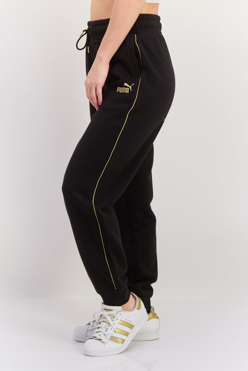 PUMA Women Sportswear Fit Brand Logo Training Sweatpants, Black  - Image 2