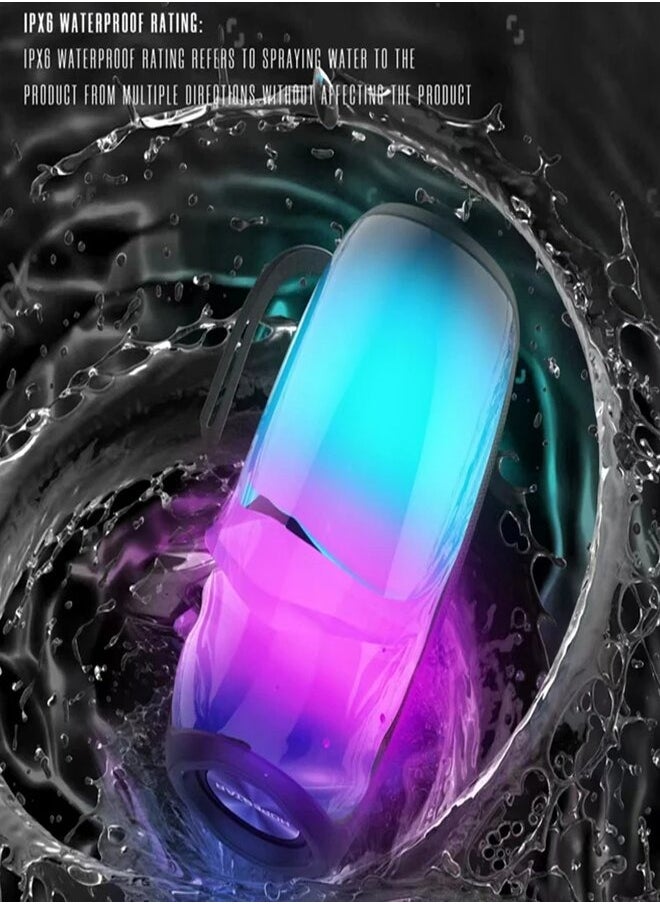 HOPESTAR Portable Bluetooth Speaker FM radio mod waterproof IPX6 stereo subwoofer TWS RGB boombox  - Image 2