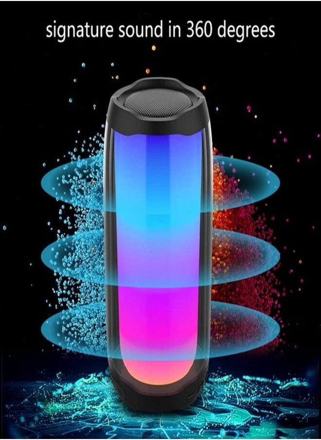 HOPESTAR Portable Bluetooth Speaker FM radio mod waterproof IPX6 stereo subwoofer TWS RGB boombox  - Image 4