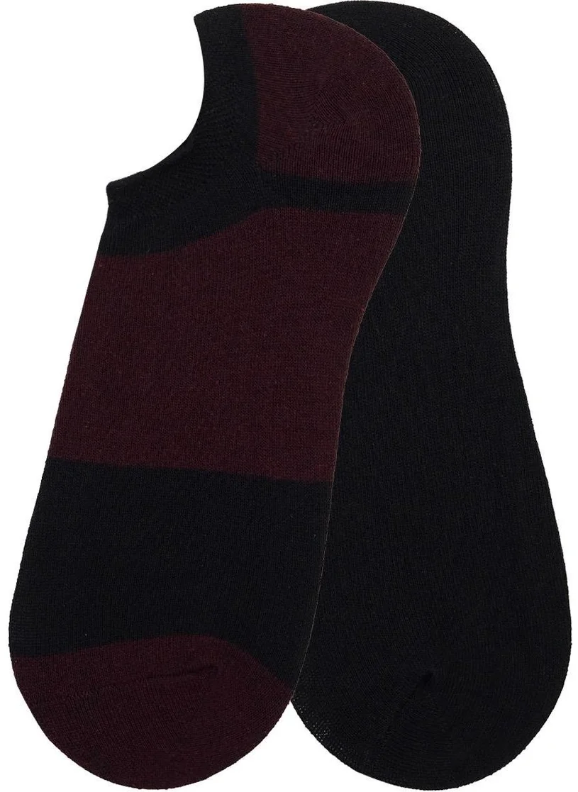 تودورس Men's 2-Pack Patterned Ankle Socks