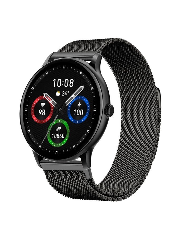 Fire-Boltt Phoenix Ultra Luxury Stainless Steel, Bluetooth Calling Smart Watch, AI Voice Assistant, Metal Body with 120+ Sports Modes, SpO2, Heart Rate Monitoring (Dark Grey) - Image 1