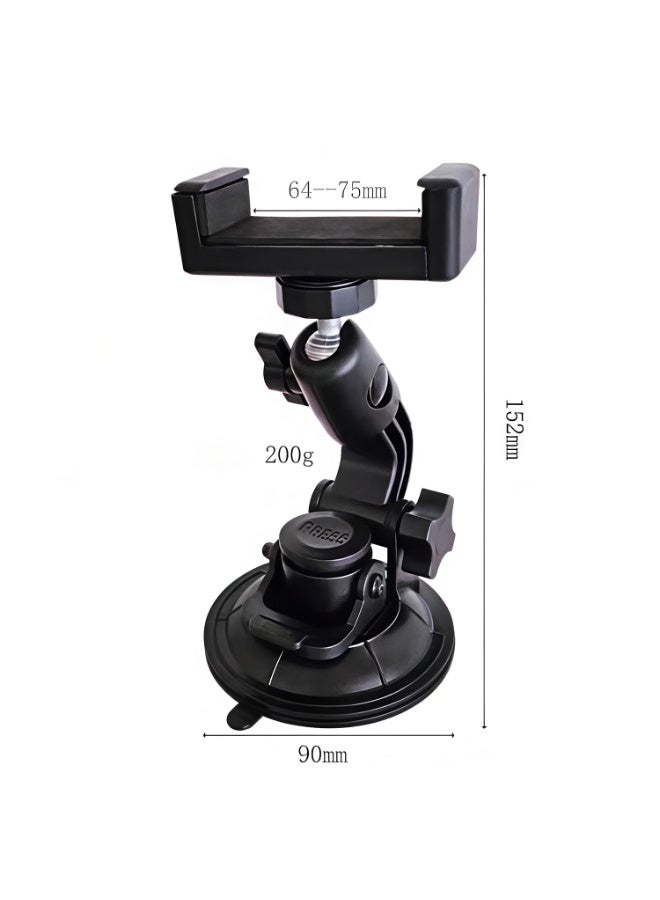 Car suction cup phone holder, 5KG load-bearing, TPU biomimetic suction cup, adjustable horizontally and vertically, stable and not falling off, compatible with iPhone and Android - Image 5