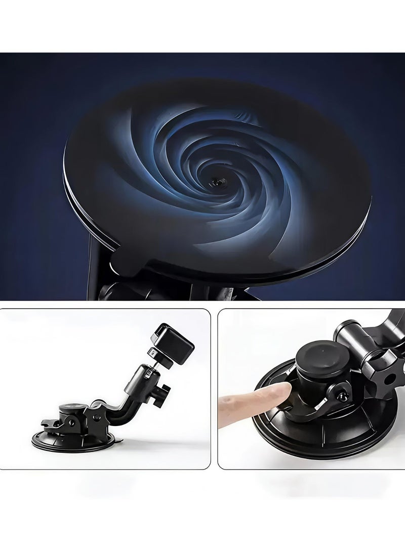 Car suction cup phone holder, 5KG load-bearing, TPU biomimetic suction cup, adjustable horizontally and vertically, stable and not falling off, compatible with iPhone and Android - Image 2