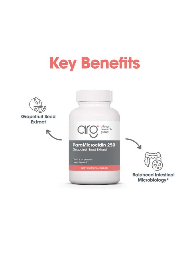 Allergy Research Group ParaMicrocidin 125 Supplement - Grapefruit Seed Extract 250mg, Supports Metabolic Function, Vegetarian Capsules - 150 Count - Image 4