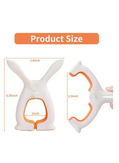Oasisgalore 8Pcs Clothes Pins Pegs, Beach Towel Clips Towel Holder Clips Windproof Clothes Clips for Hanging Clothes  - Image 2