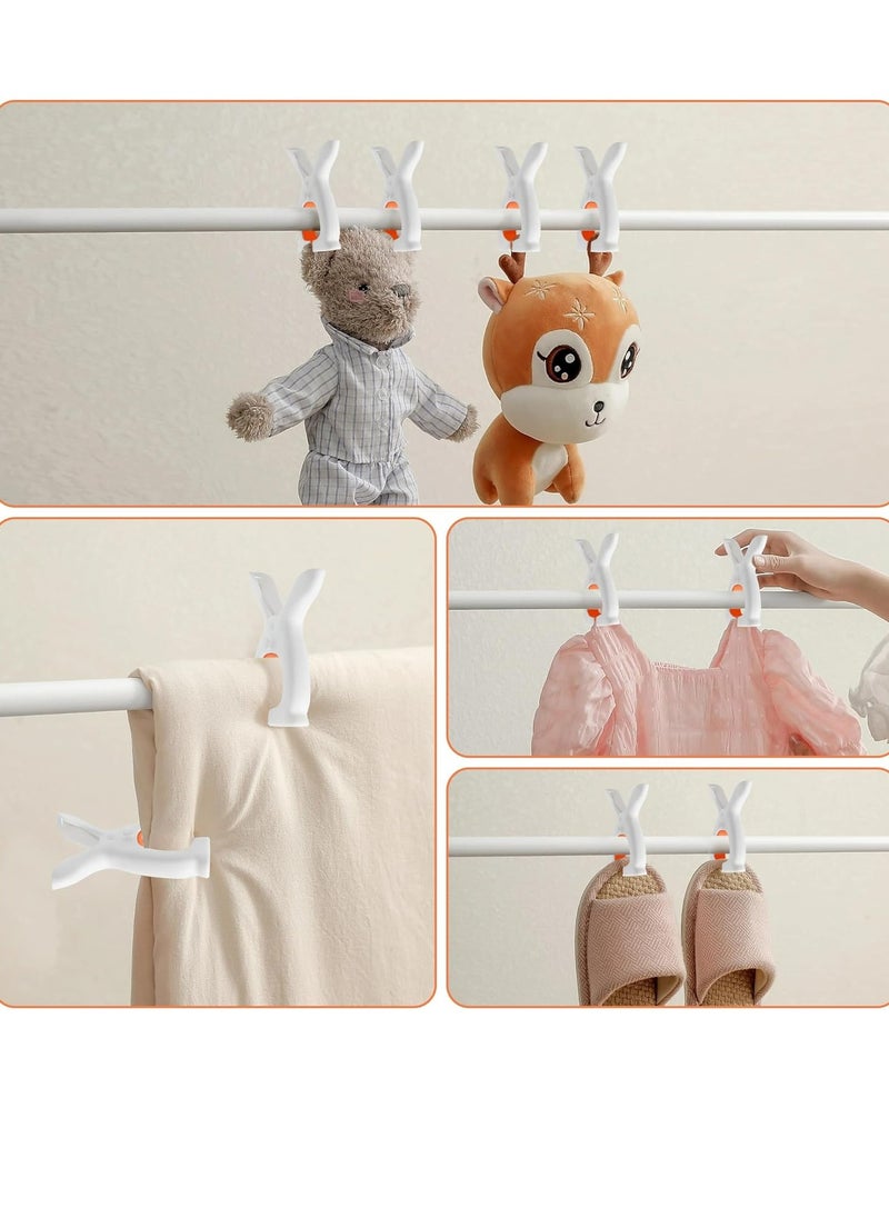Oasisgalore - 8Pcs Clothes Pins Pegs, Beach Towel Clips Towel Holder Clips Windproof Clothes Clips for Hanging Clothes - Image 1