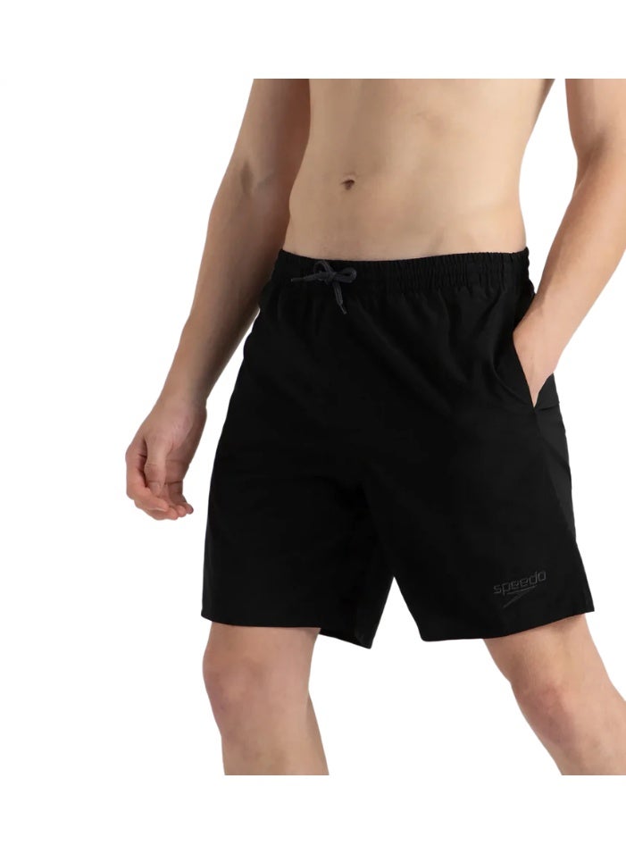 Speedo 5 Solid Swim Short Anthracite for Men – Quick-Dry Swimming Shorts, Lightweight and Durable Swimwear, Comfortable Elastic Waist with Secure Fit, Versatile Pool, Beach and Water Sports Shorts in Anthracite Grey