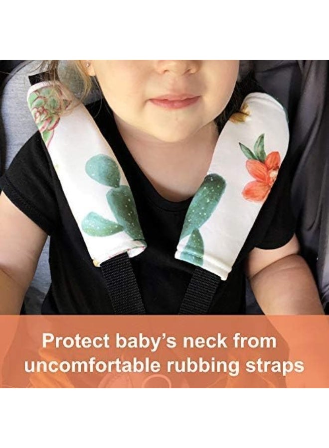 كيدو كايند Carseat Canopy - 5-in-1 Breastfeeding Cover, Shopping Cart Cover, Baby Car Seat Cover - Cactus - Image 2
