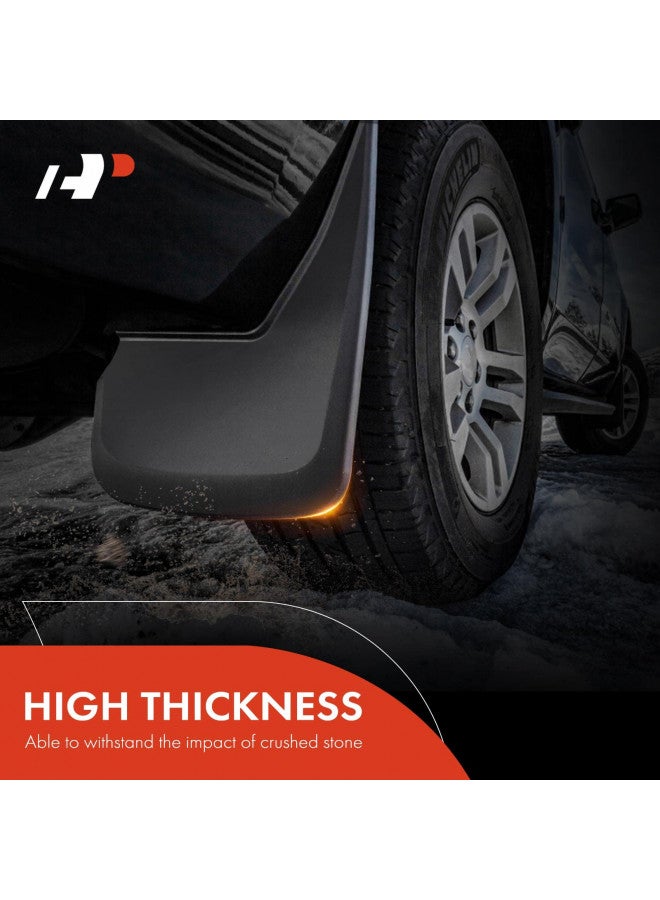 A-Premium مجموعة A-Premium من 4 قطع واقيات الطين مع ملحقات الأجهزة متوافقة مع هوندا أكورد 2003-2007، سيدان فقط، أمامية وخلفية (جانب السائق والراكب)  - Image 3