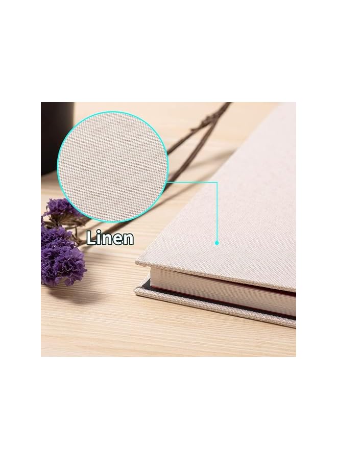 The Bros Photo Albums, Extra Large Capacity Family Wedding Picture Albums Photo Book, Magnetic Self-Stick Photos Hand Made DIY Albums, Memory Photo Book Holds 3x5, 4x6, 5x7, 6x8, 8x10 Inch Photos - Image 3