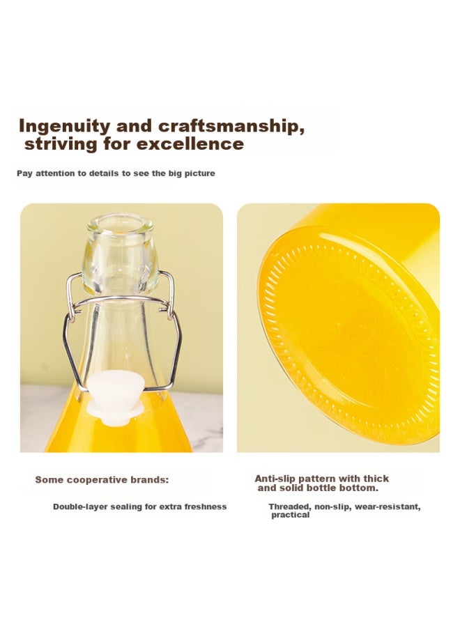 Scybe Infusion Bottle, Empty Bottle For Infusing Liquor, Plum Wine And Juice Storage Bottle, Sealed Wine Bottle, Wen Dun 500Ml, 2 Pieces - Image 3