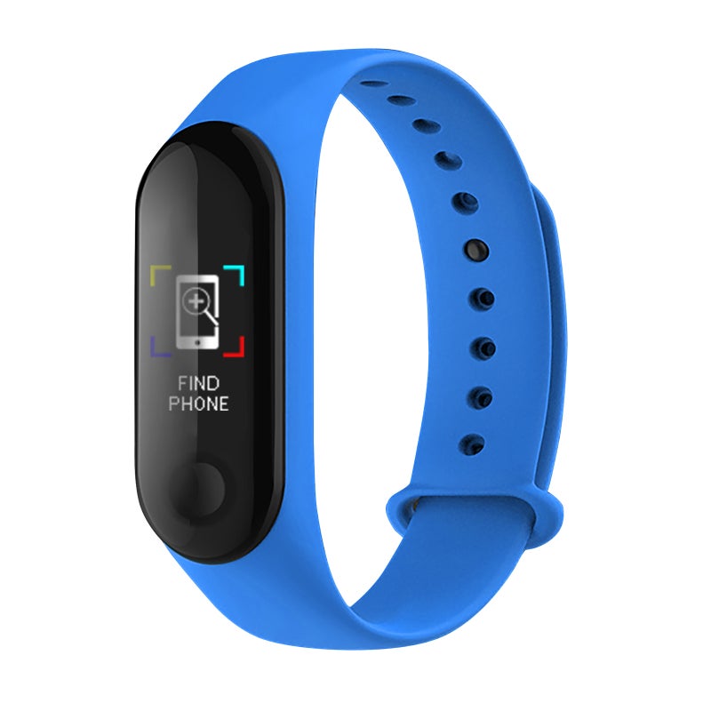 M3 Smart Bracelet Sports Wristband 0.96'' LCD Single-touch Screen Sleep/Heart Rate/Blood Pressure Monitor Message/Call/Sedentary Reminder Micro USB Charging Compatible with Android iOS - Image 1