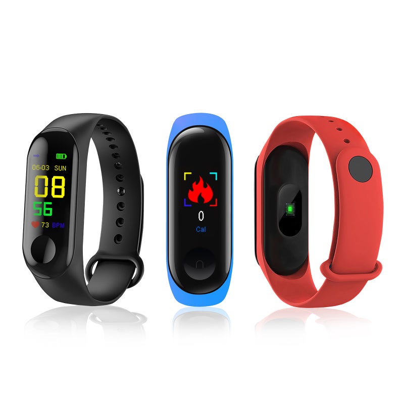 M3 Smart Bracelet Sports Wristband 0.96'' LCD Single-touch Screen Sleep/Heart Rate/Blood Pressure Monitor Message/Call/Sedentary Reminder Micro USB Charging Compatible with Android iOS - Image 4