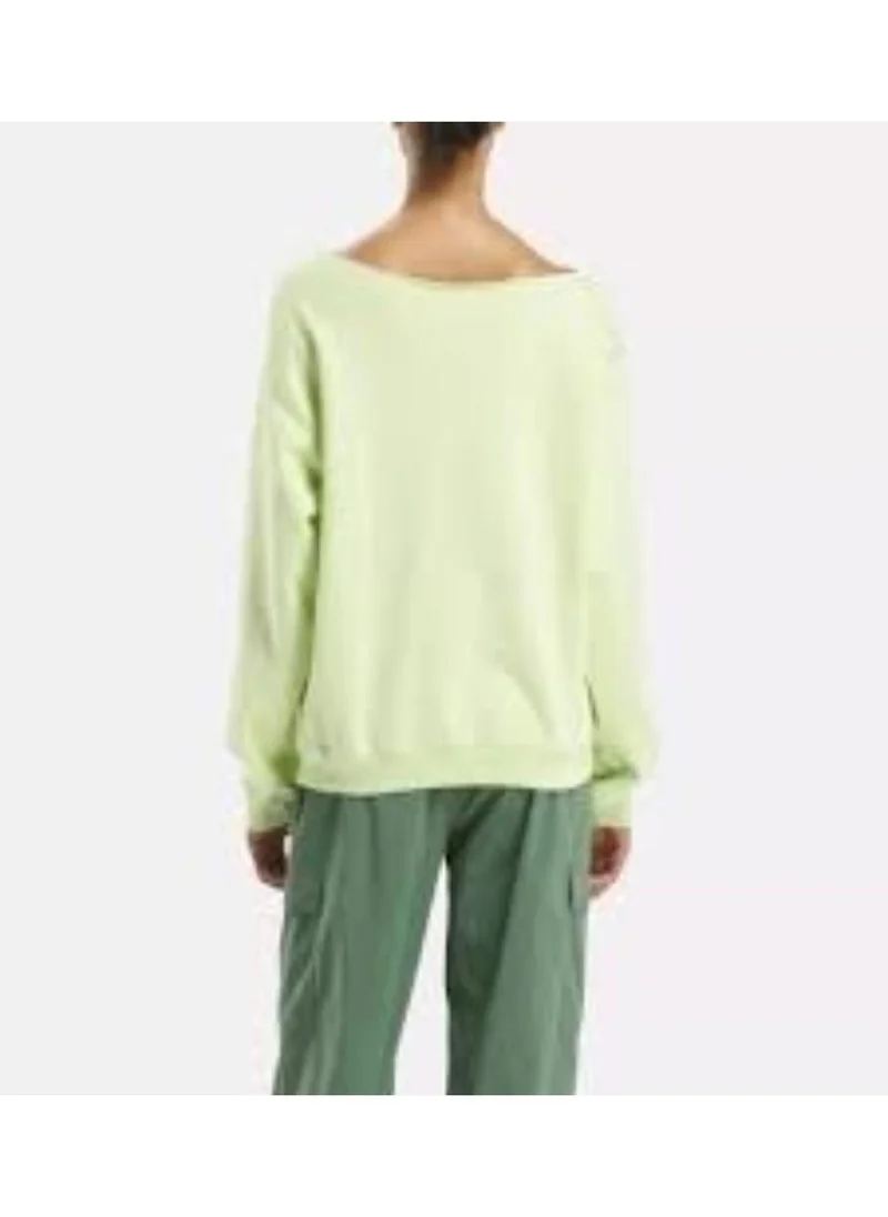 ريبوك سويتشيرت صوف واسع منسوج