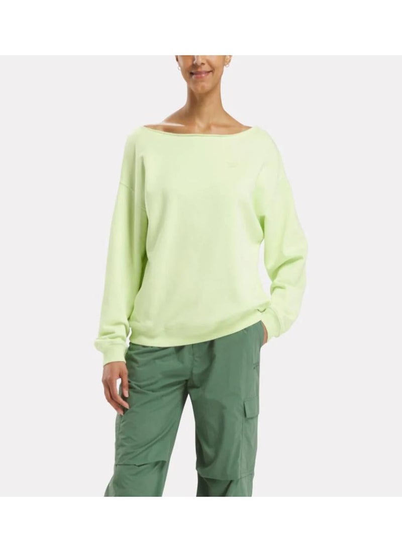 ريبوك سويتشيرت صوف واسع منسوج - Image 1