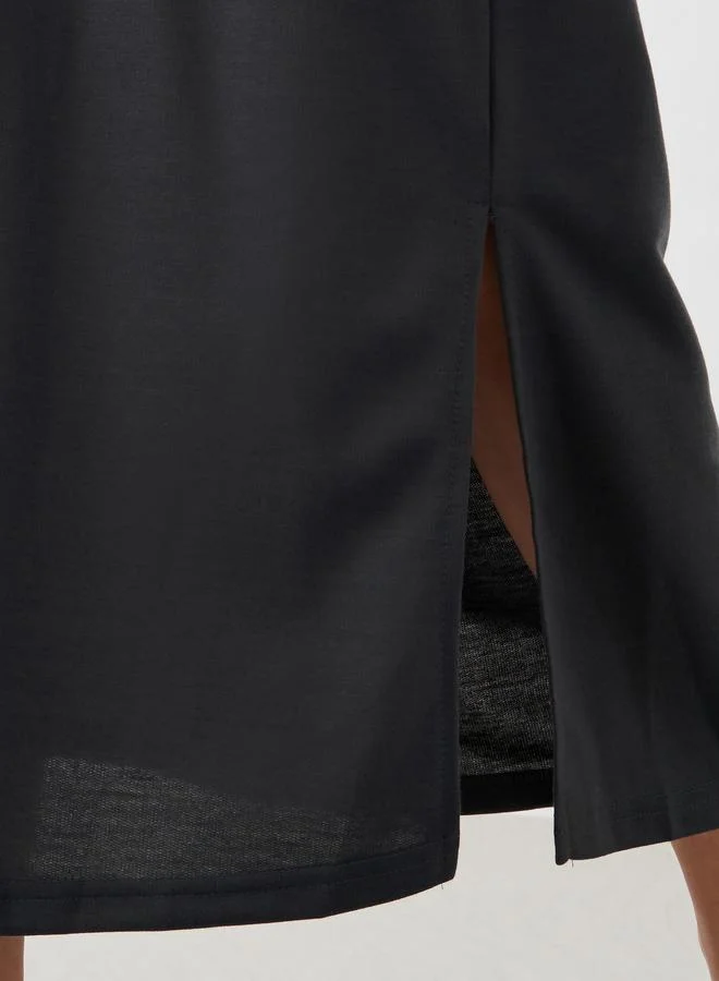 Take Two Take Two Graphic Print Round Neck T-Shirt and Skirt Co-Ords